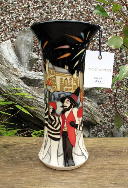 Moorcroft Rare SMUGLERS NIGHT Vase 158/8 Limited Edition 10/15 Retail Price £660