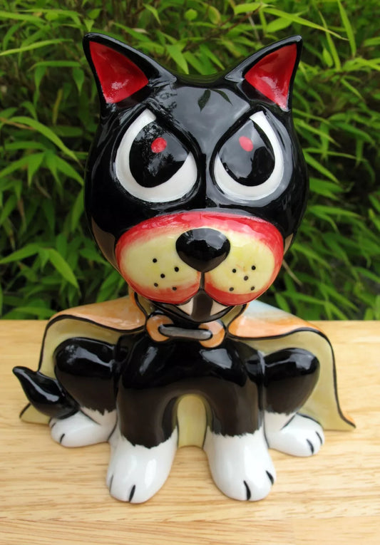 Lorna Bailey Rare PROTOTYPE COLOURWAY COUNT THE CAT 05 Halloween Dracula Vampire