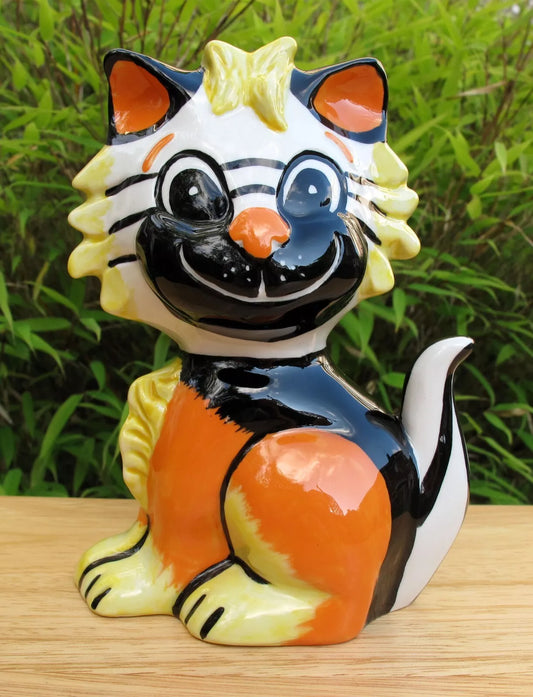 Lorna Bailey Rare Exquisite PROTOTYPE COLOURWAY STRIKER THE CAT  2004