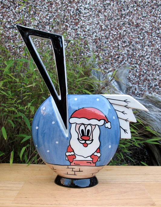 Lorna Bailey Rare CHRISTMAS EVE TALL HANDLED WAFER JUG November 2004 Santa Claus