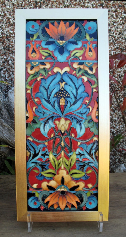 Moorcroft Exquisite RARE ROCOCO Trial 25.1.24 Plaque PLQ16  Retail Price £1795