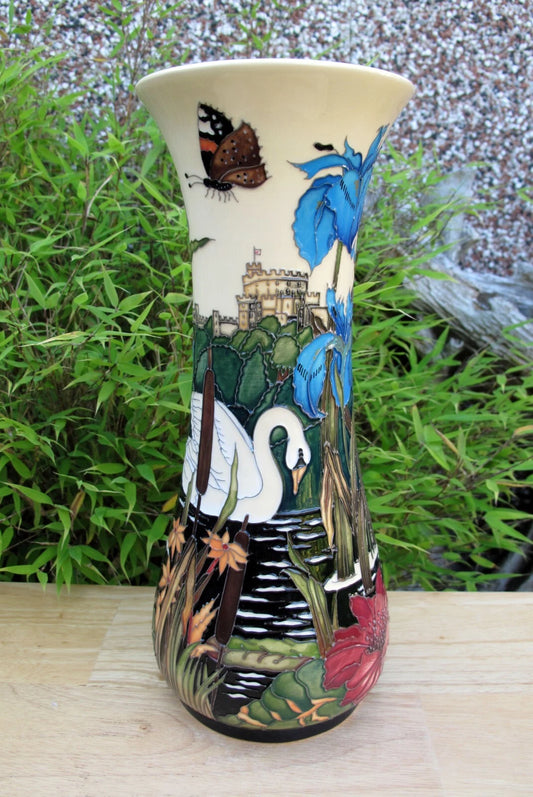 Moorcroft  VISION OF WINDSOR Vase 264/12 Numbered Edition First Quality RRP £890
