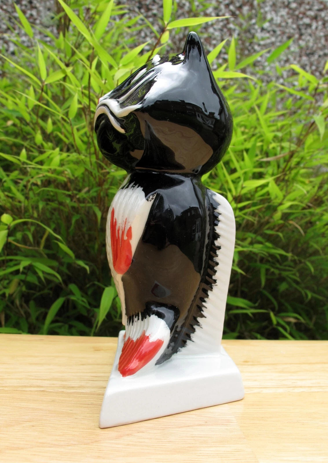 Lorna Bailey Rare PROTOTYPE COLOURWAY CAT FISH 2005 Red/Black/White