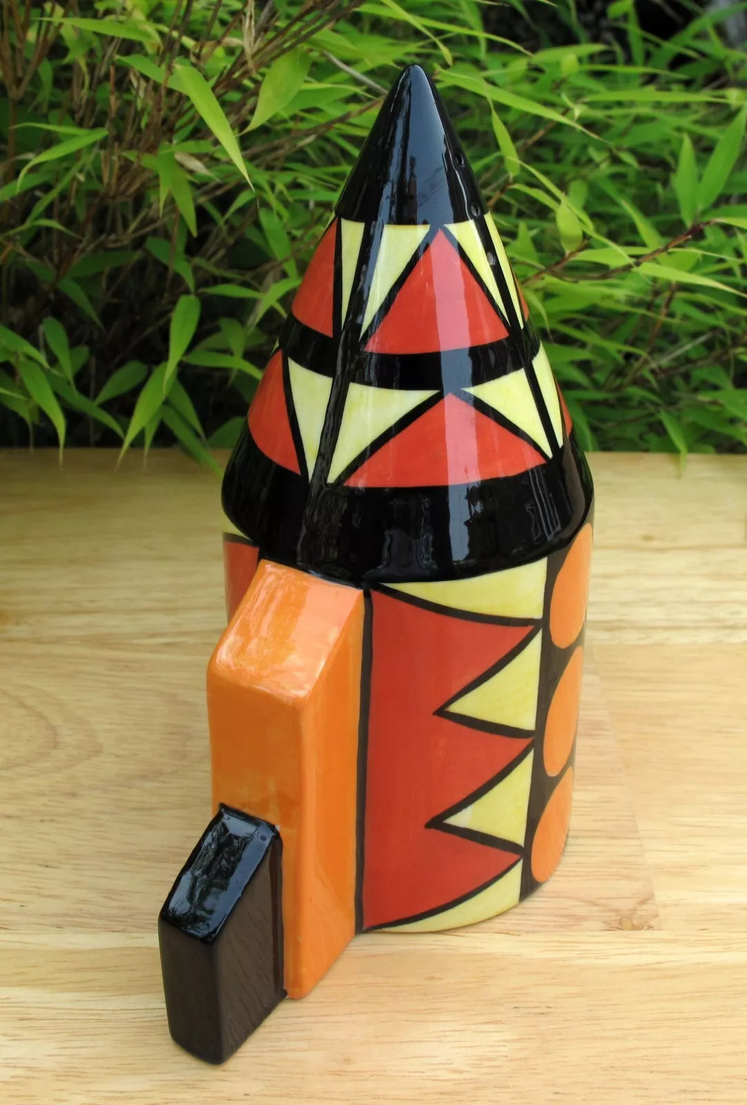 Lorna Bailey PROTOTYPE APOLLO Rocket Sugar Shaker Sifter dated 4/8/99