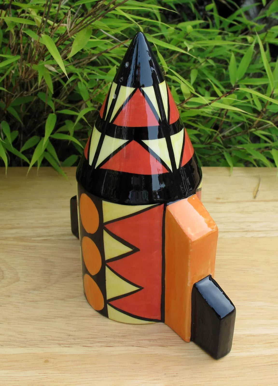 Lorna Bailey PROTOTYPE APOLLO Rocket Sugar Shaker Sifter dated 4/8/99