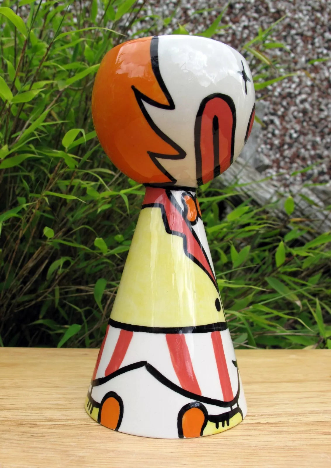 Lorna Bailey Small Quirky PROTOTYPE CLOWN vase OPEN DAY 25/09/04