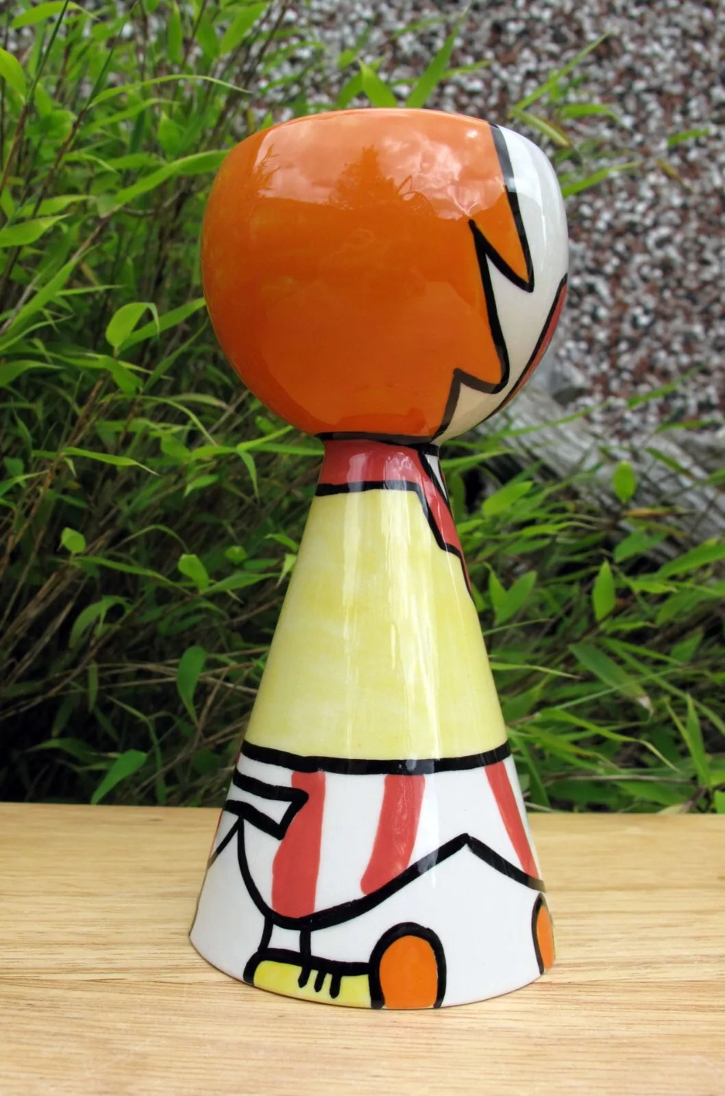 Lorna Bailey Small Quirky PROTOTYPE CLOWN vase OPEN DAY 25/09/04