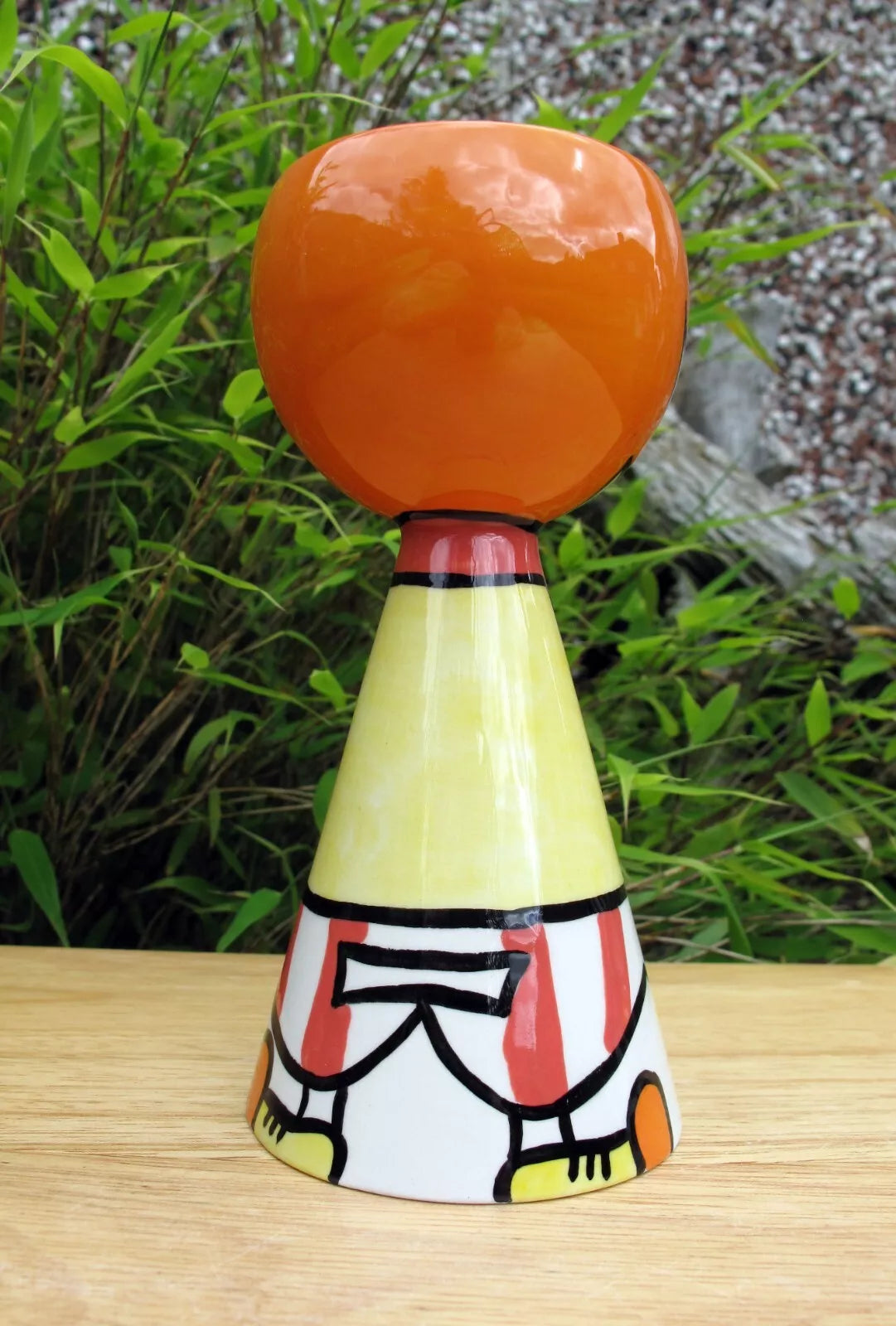 Lorna Bailey Small Quirky PROTOTYPE CLOWN vase OPEN DAY 25/09/04