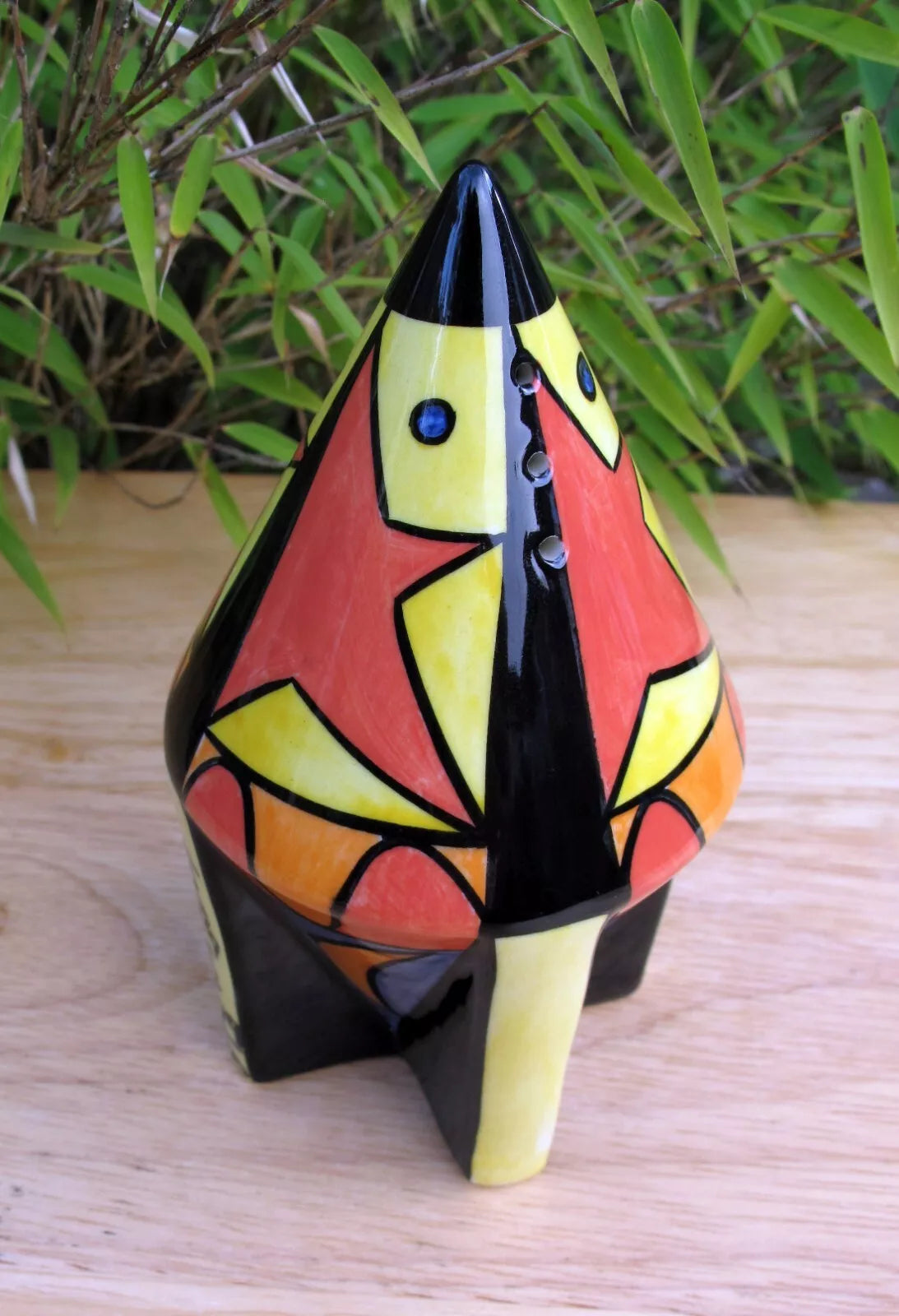 Lorna Bailey COSMOS Sugar Sifter Limited Edition 179/350 December 1999 Rocket