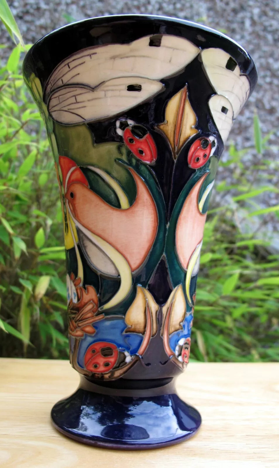 Moorcroft Exquisite HOMEMAKES Vase 87/6 Limited Edition 21/150 Retail Price £495