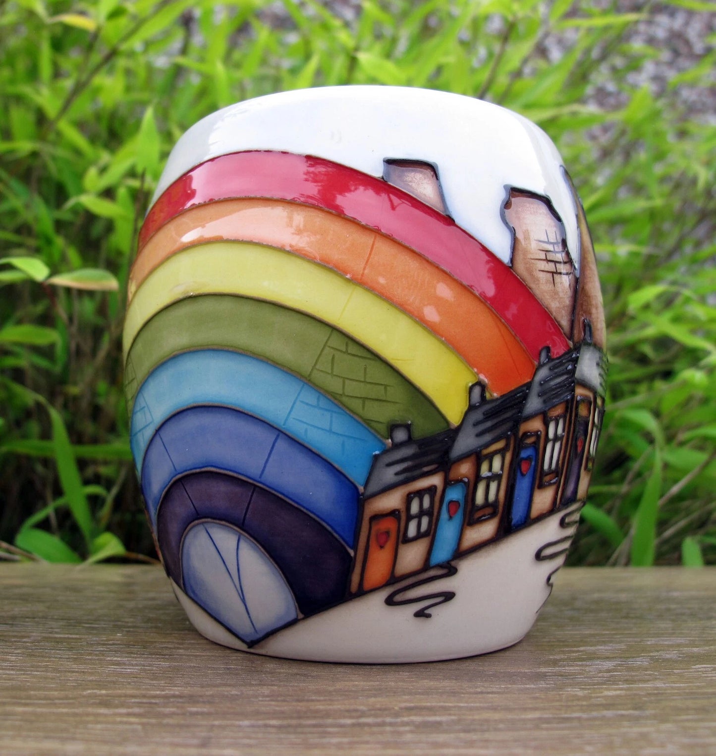Moorcroft Exquisite CITY GUARDIAN Barrel Mug MU2 Reatail Price £340 Vicky Lovatt