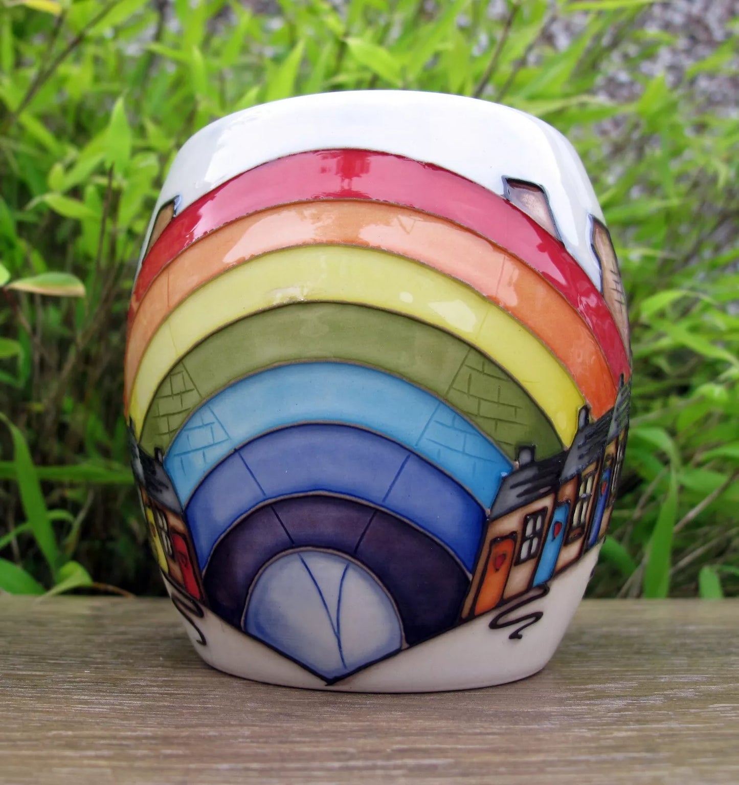 Moorcroft Exquisite CITY GUARDIAN Barrel Mug MU2 Reatail Price £340 Vicky Lovatt