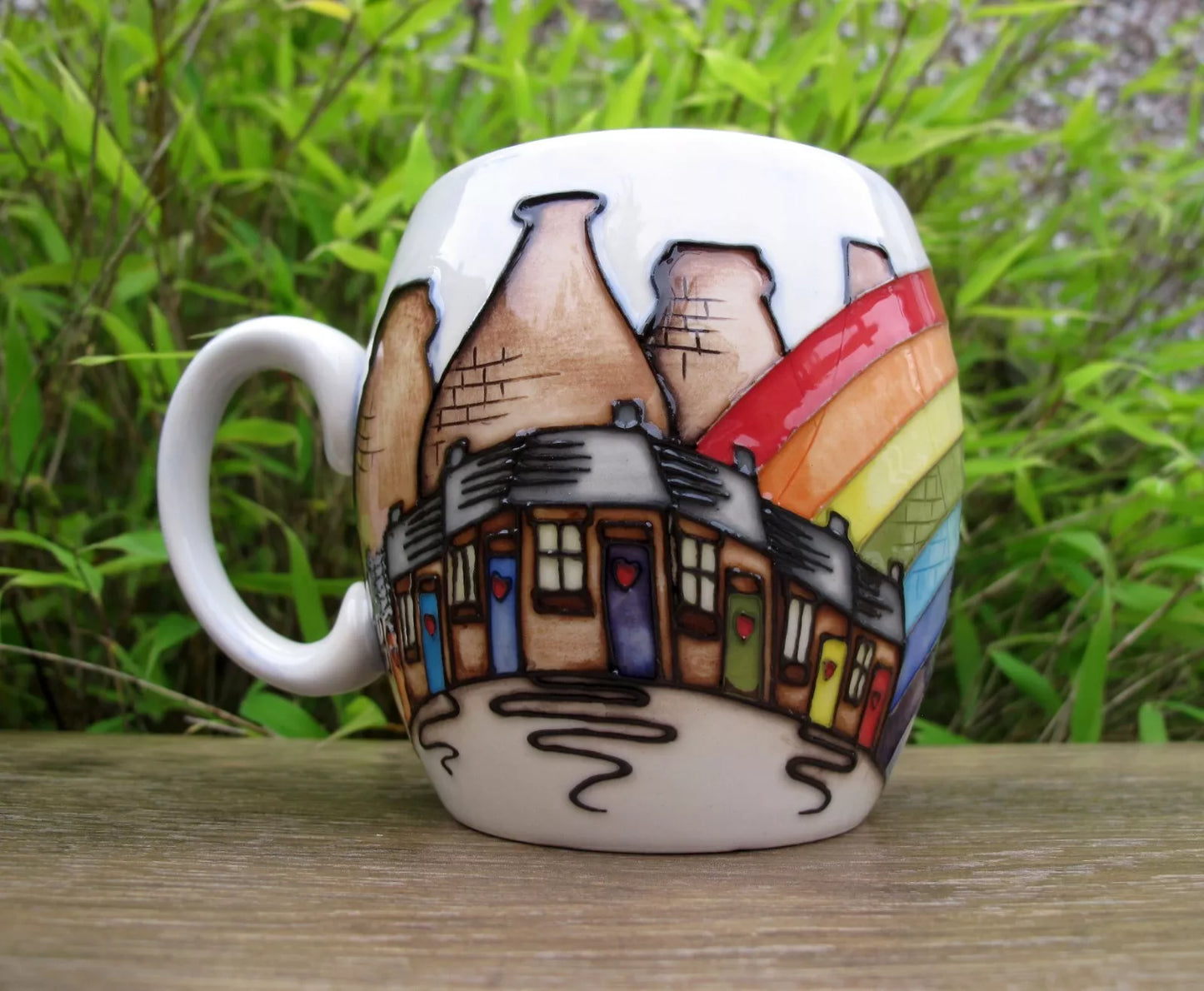Moorcroft Exquisite CITY GUARDIAN Barrel Mug MU2 Reatail Price £340 Vicky Lovatt