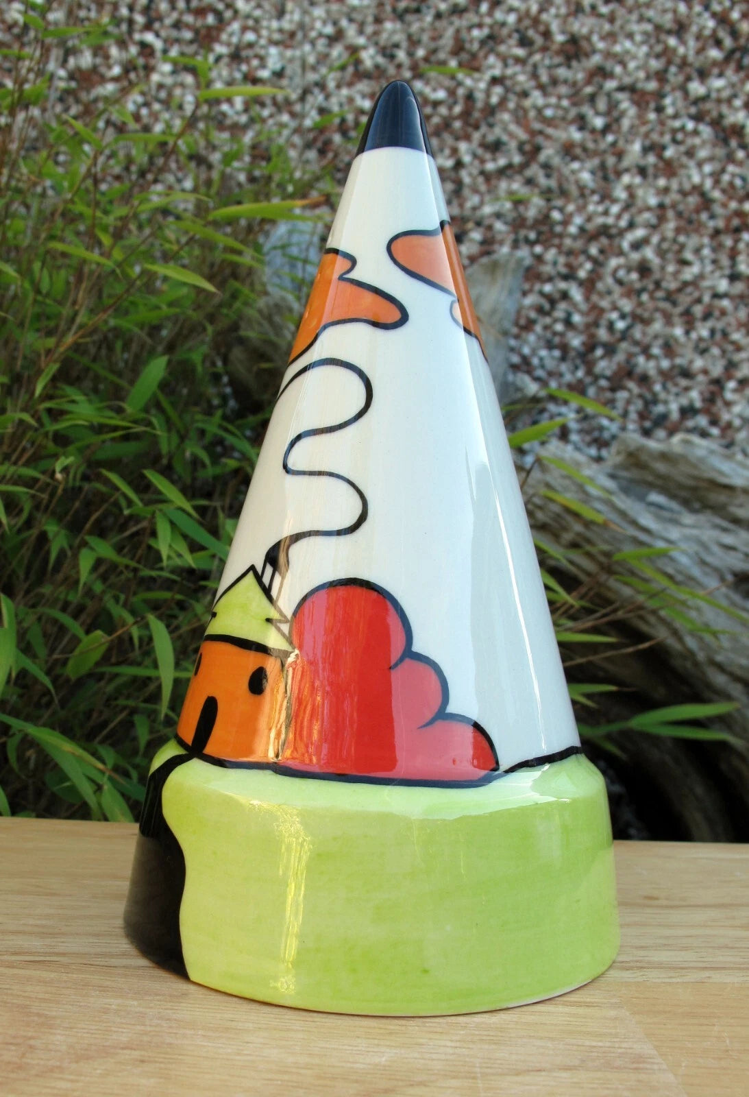 Lorna Bailey WOODLANDS ROUND BASED Sugar Sifter Shaker 2000 Commission F.Eardley