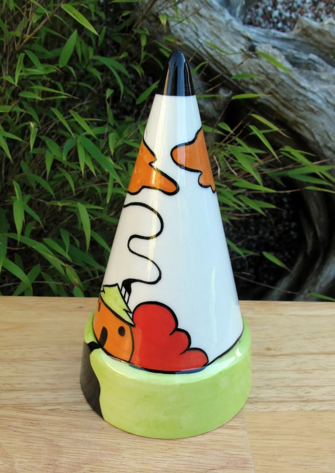 Lorna Bailey WOODLANDS ROUND BASED Sugar Sifter Shaker 2000 Commission F.Eardley