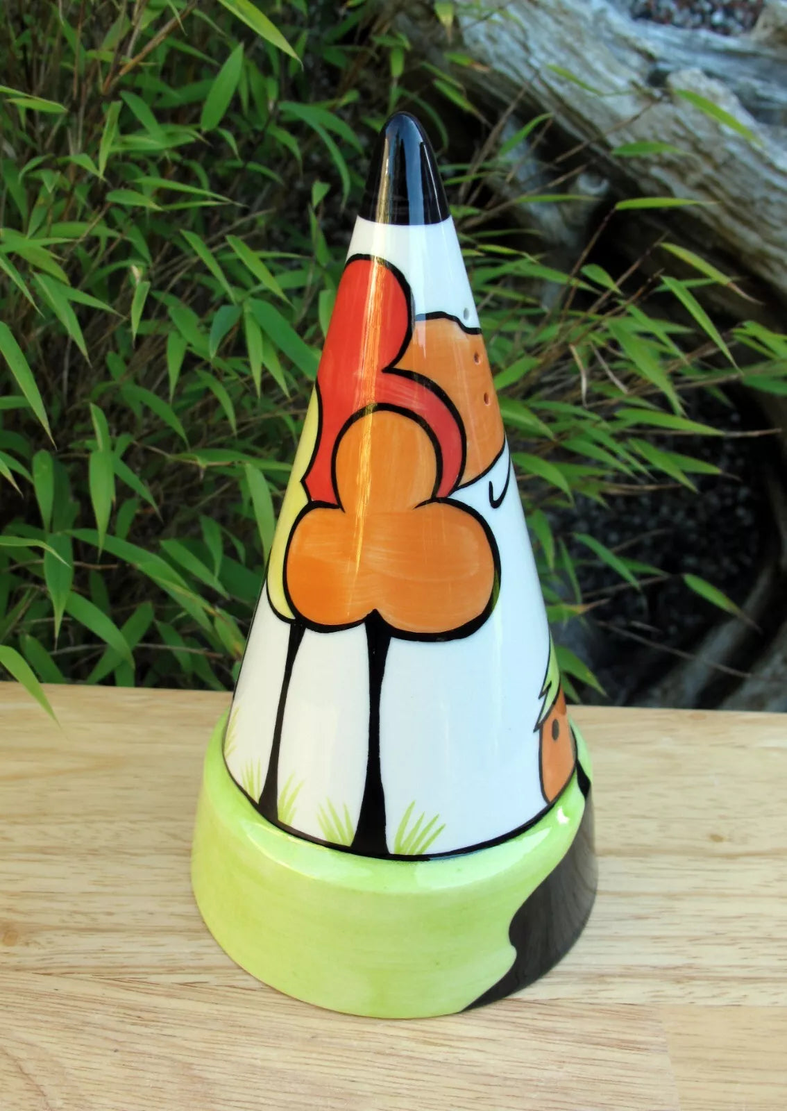 Lorna Bailey WOODLANDS ROUND BASED Sugar Sifter Shaker 2000 Commission F.Eardley