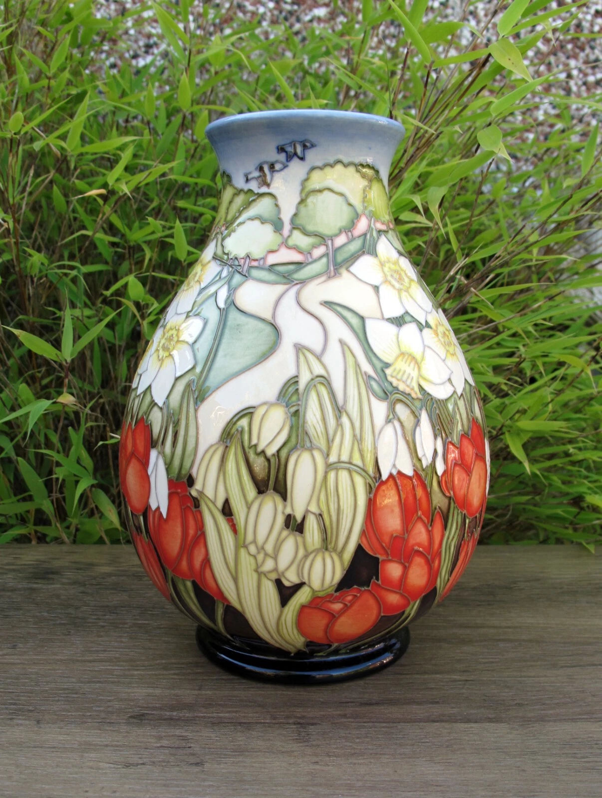 Moorcroft FOUR SEASONS SPRING 7/7 Vase No.7 Retail Price £1245 Paul Hilditch