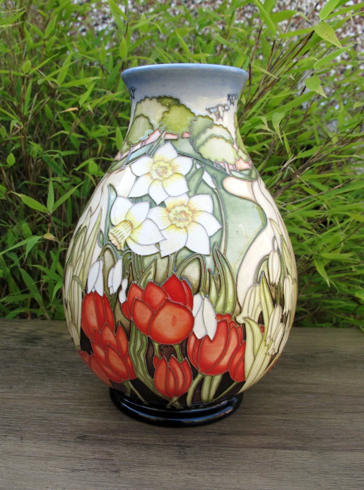 Moorcroft FOUR SEASONS SPRING 7/7 Vase No.7 Retail Price £1245 Paul Hilditch