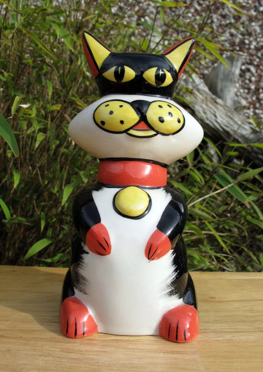 Lorna Bailey Rare Early PROTOTYPE WHISKY the Cat Dated 6/8/2001