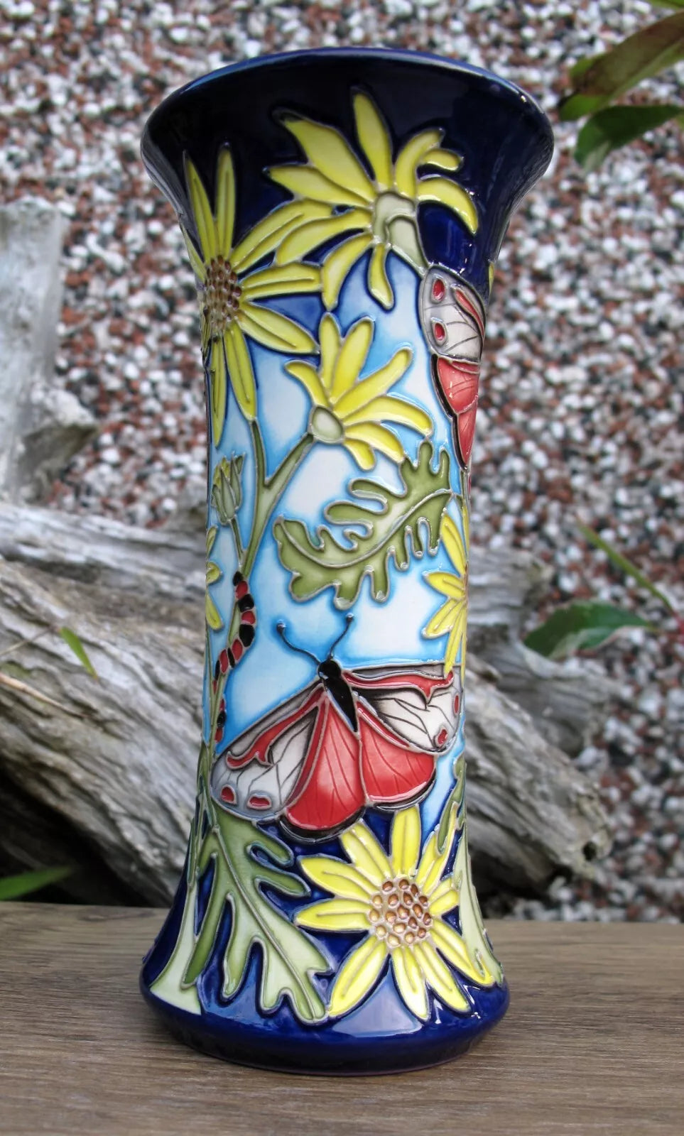 Moorcroft RSPB CINNABAR Vase Shape 159/6 Limited Edition 5/10 Retail Price £795
