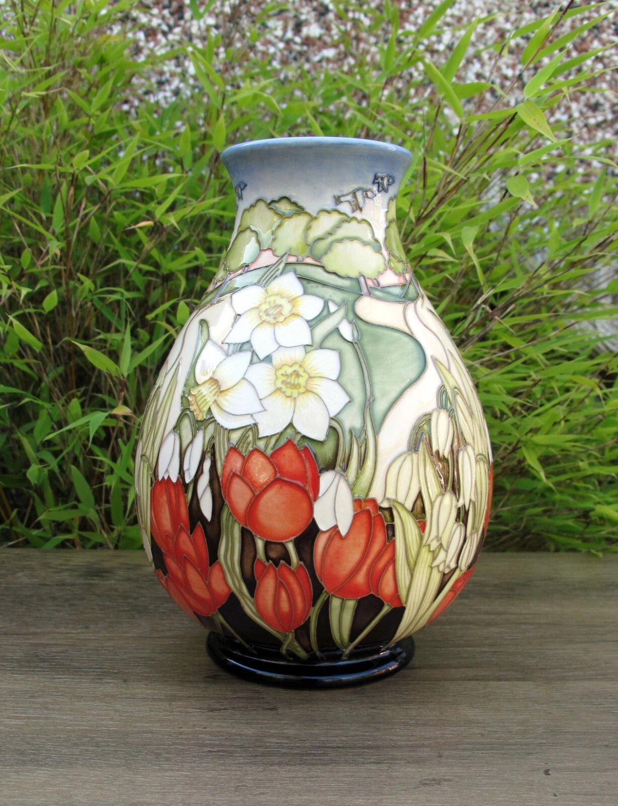 Moorcroft FOUR SEASONS SPRING 7/7 Vase No.7 Retail Price £1245 Paul Hilditch