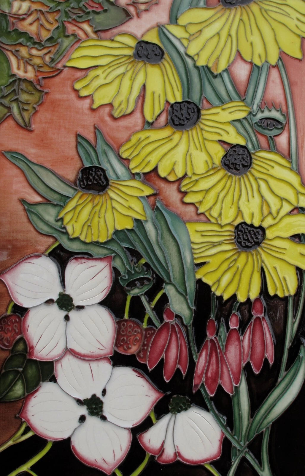 Moorcroft FOUR SEASONS AUTUMN Wall Plaque PLQ17 Retail Price £825