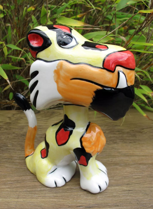 Lorna Bailey Rare PROTOTYPE COLOURWAY CLARENCE THE LION 2005 Wild Cats