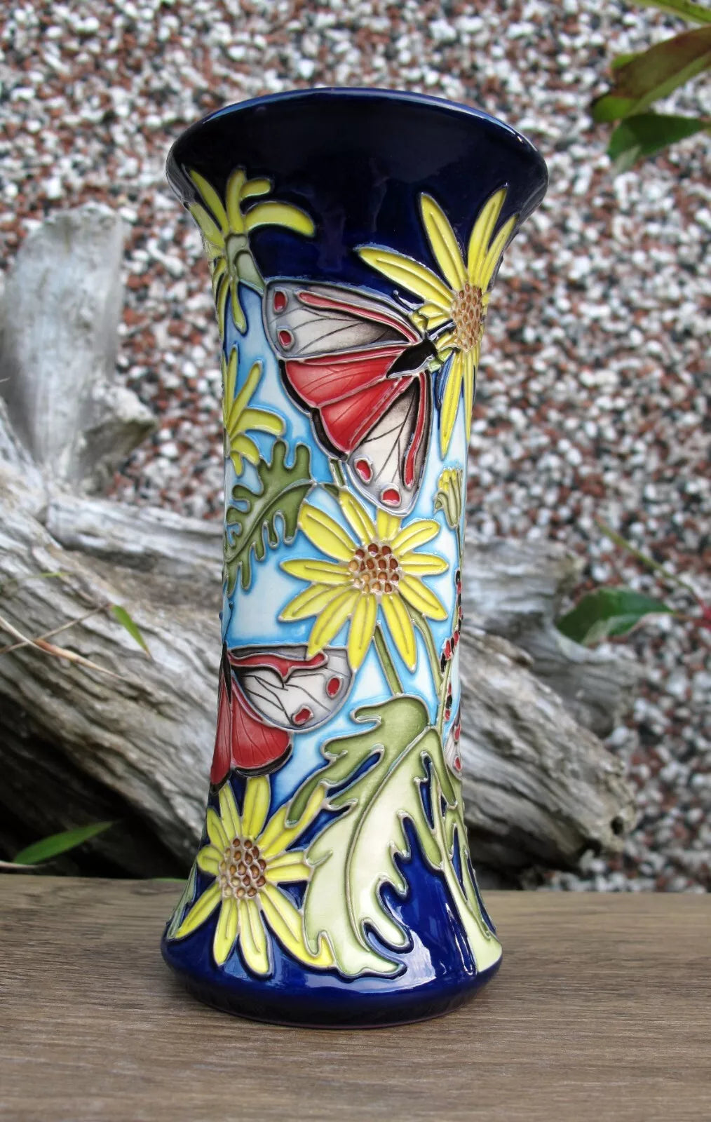 Moorcroft RSPB CINNABAR Vase Shape 159/6 Limited Edition 5/10 Retail Price £795