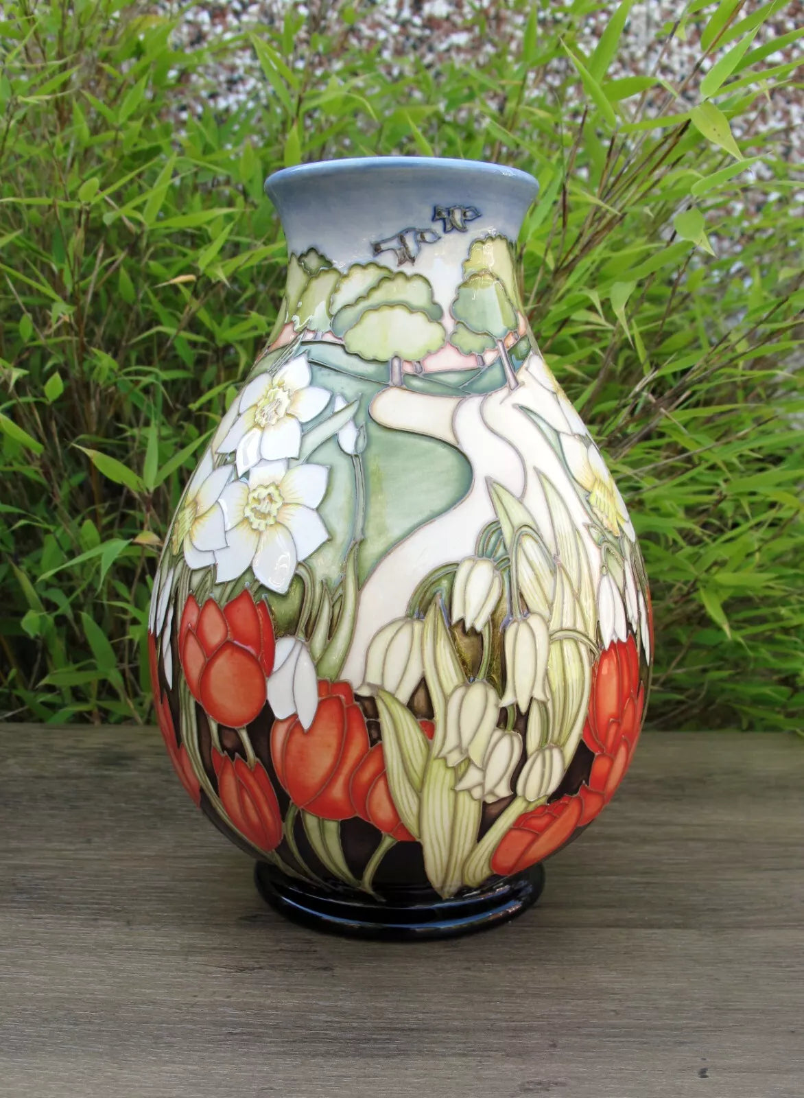 Moorcroft FOUR SEASONS SPRING 7/7 Vase No.7 Retail Price £1245 Paul Hilditch