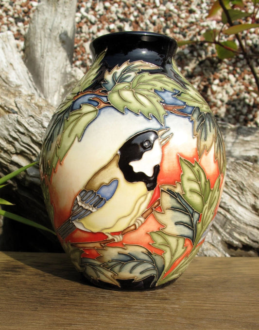 Moorcroft STAR OF SPRING Vase 3/5 Limited Edition 12/15 Retail Price £645 Birds