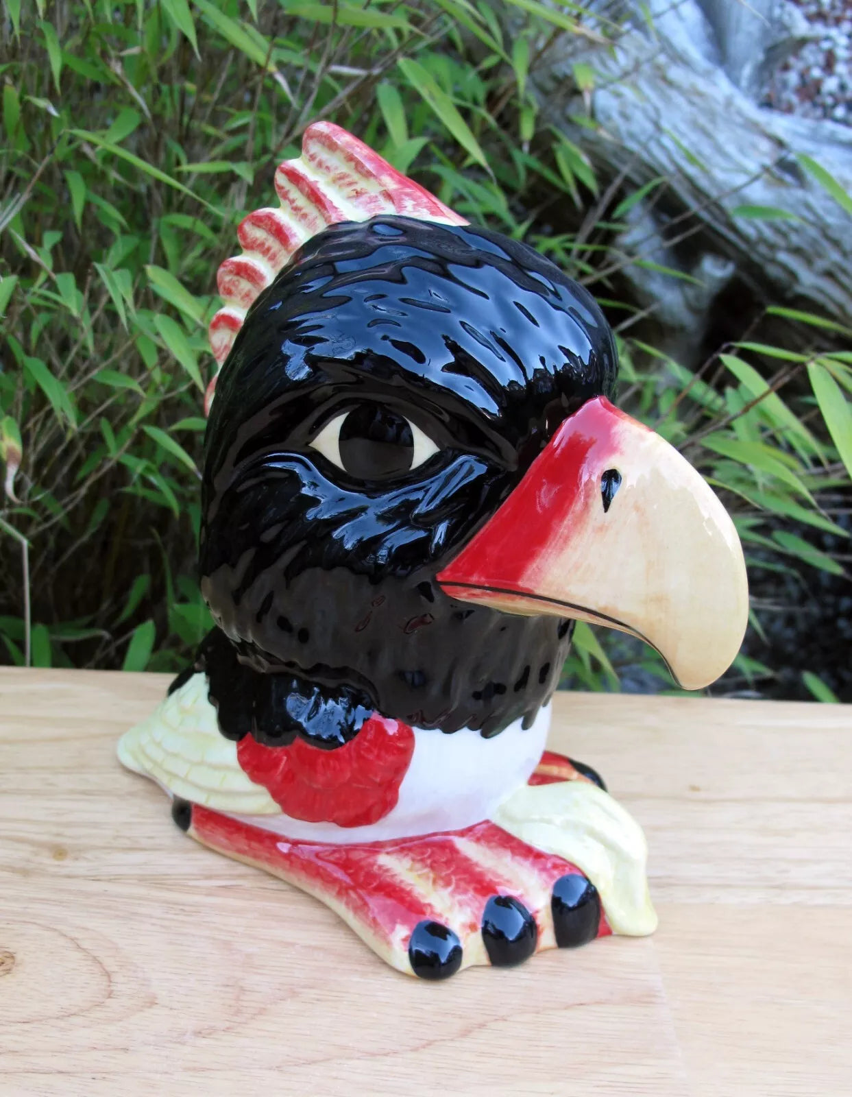 Lorna Bailey Rare PROTOTYPE COLOURWAY EDDIE THE EAGLE Mini Grotesque Bird Series