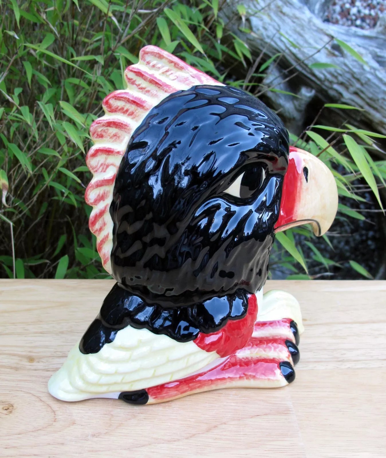 Lorna Bailey Rare PROTOTYPE COLOURWAY EDDIE THE EAGLE Mini Grotesque Bird Series