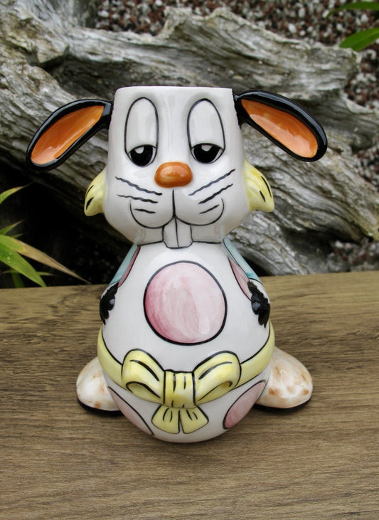 Lorna Bailey Rare Exquisite BENJI BUNNY COLOURWAY EGG CUP Limited Edition 2/3