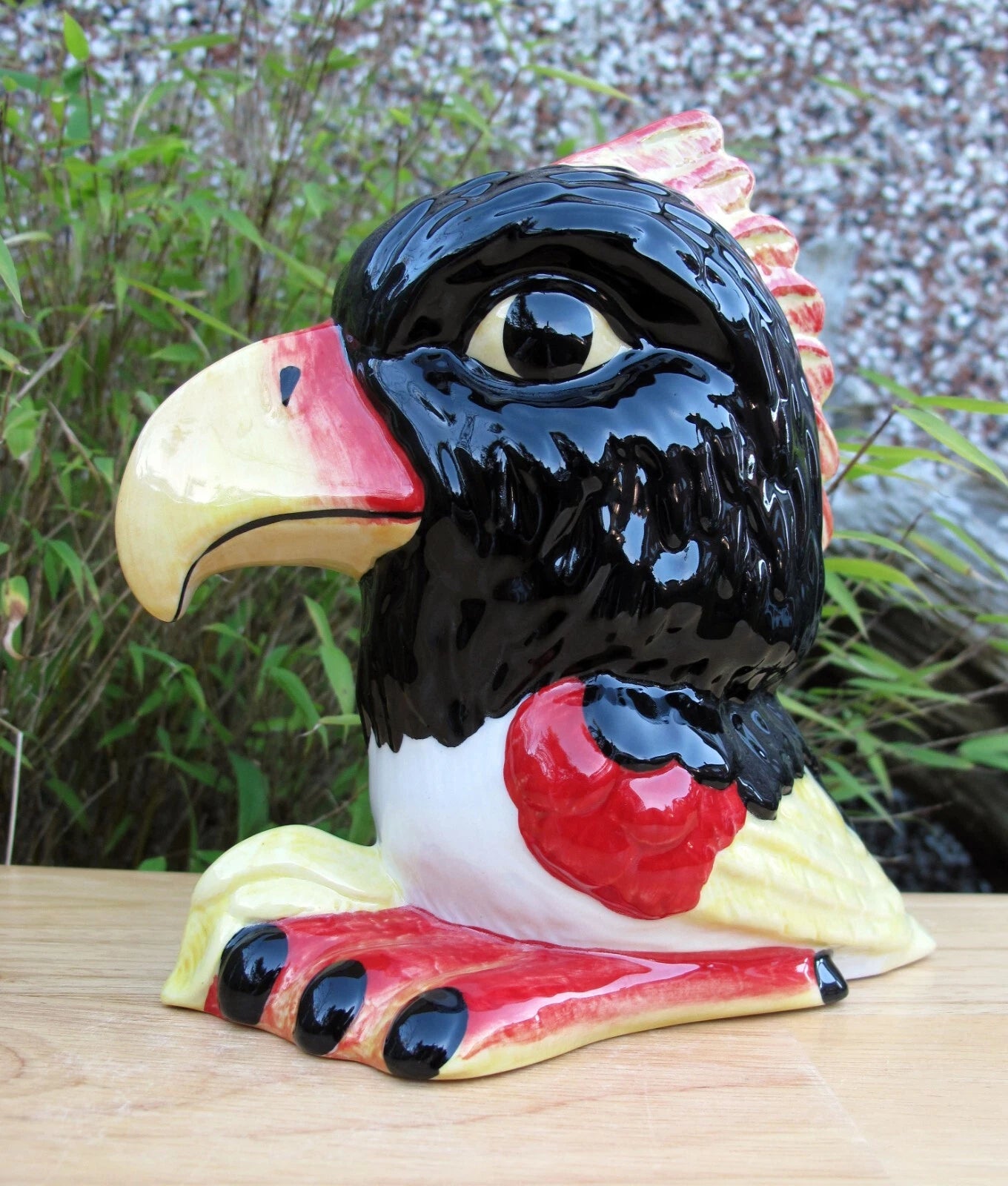 Lorna Bailey Rare PROTOTYPE COLOURWAY EDDIE THE EAGLE Mini Grotesque Bird Series