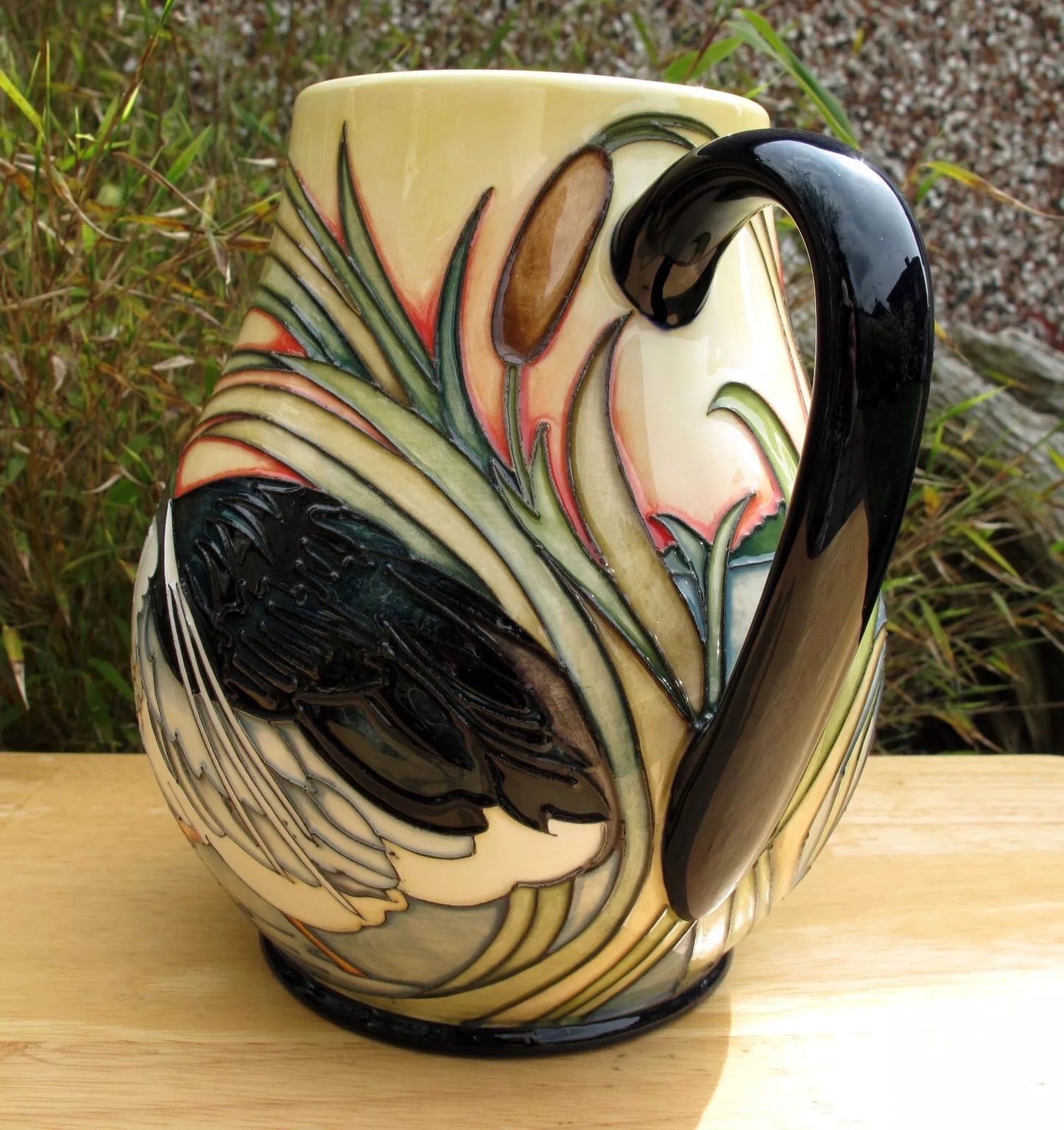 Moorcroft Rare RSPB NIGHT HERONS JU4 Jug Trial Dated 11.11.19 Retail Price £1180