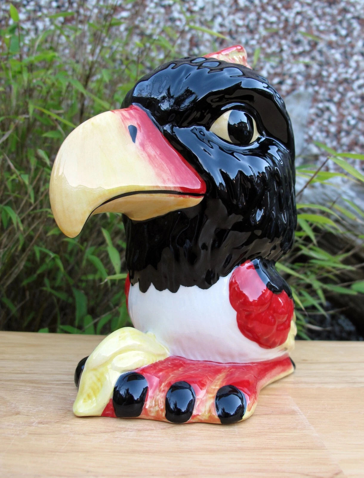 Lorna Bailey Rare PROTOTYPE COLOURWAY EDDIE THE EAGLE Mini Grotesque Bird Series