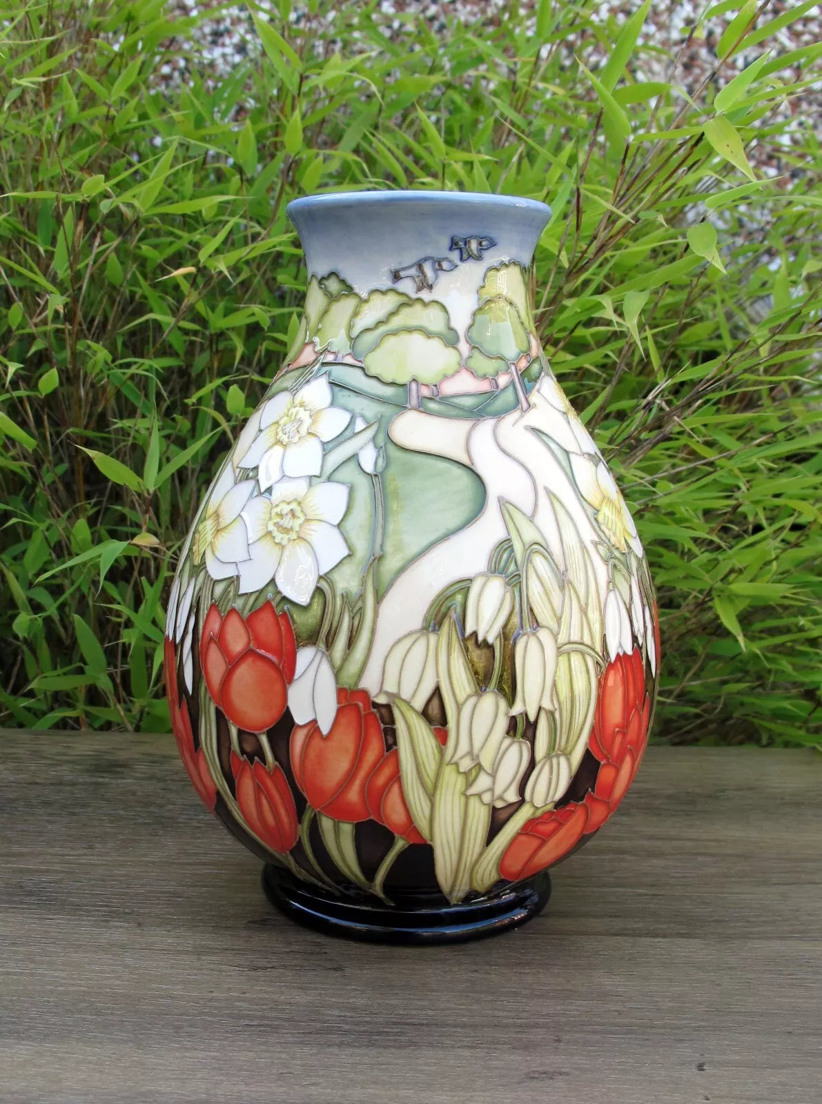 Moorcroft FOUR SEASONS SPRING 7/7 Vase No.7 Retail Price £1245 Paul Hilditch