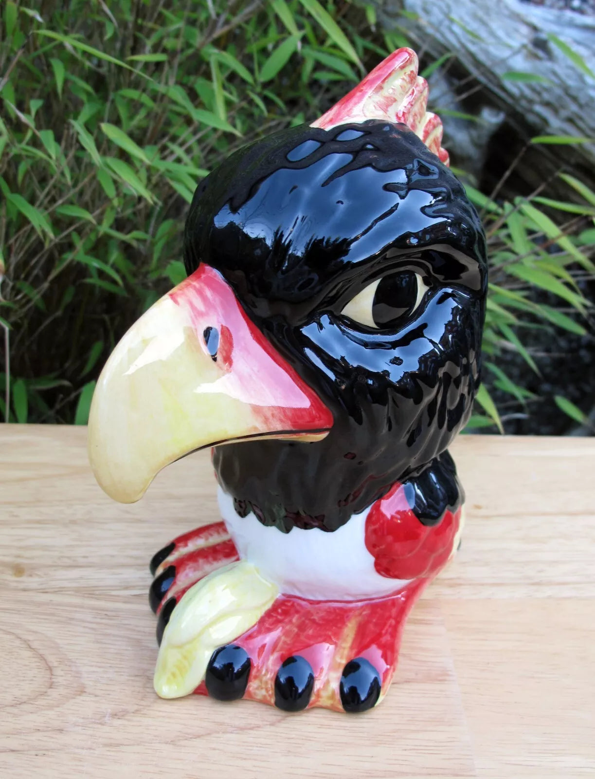 Lorna Bailey Rare PROTOTYPE COLOURWAY EDDIE THE EAGLE Mini Grotesque Bird Series