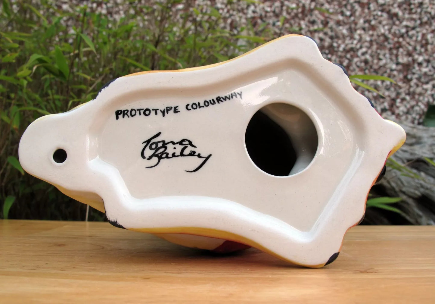 Lorna Bailey Rare PROTOTYPE COLOURWAY EDDIE THE EAGLE Mini Grotesque Bird Series