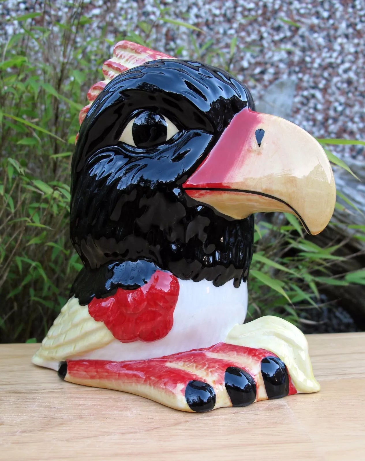 Lorna Bailey Rare PROTOTYPE COLOURWAY EDDIE THE EAGLE Mini Grotesque Bird Series