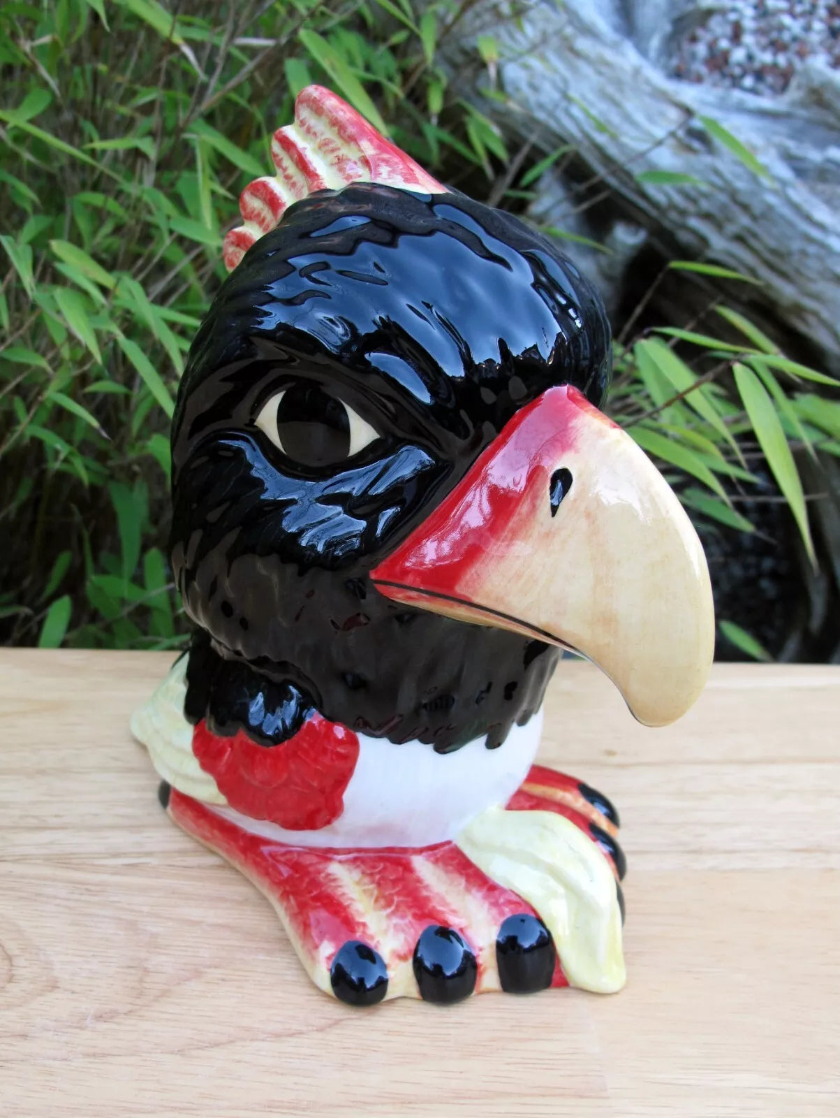 Lorna Bailey Rare PROTOTYPE COLOURWAY EDDIE THE EAGLE Mini Grotesque Bird Series