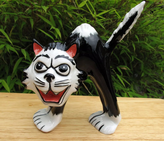 Exquisite Lorna Bailey PROTOTYPE SCAREDY Cat  2003  Halloween Black Cat