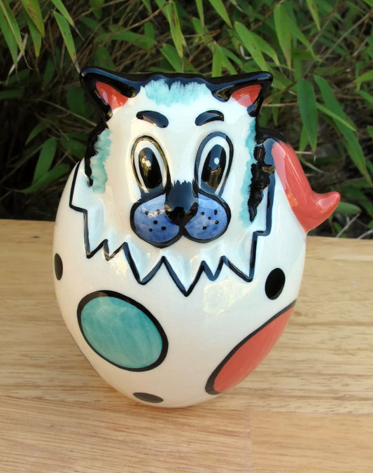 Lorna Bailey EGGBERT THE CAT March 2003 (Reference in Lorna's Catalogue 2 Book )