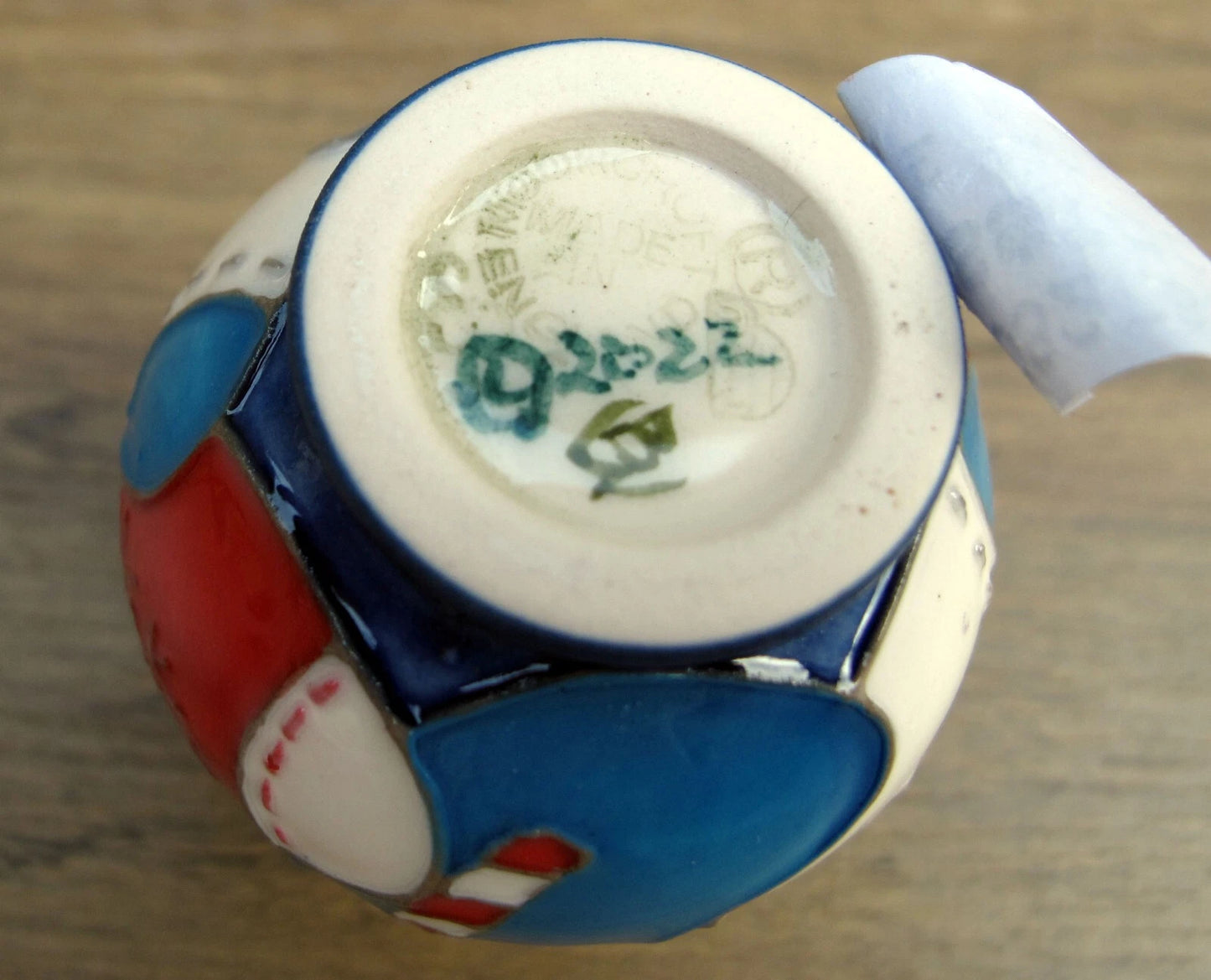 Moorcroft CHRISTMAS STOCKING Miniature Vase 7/2 Retail Price £140 Emma Bossons