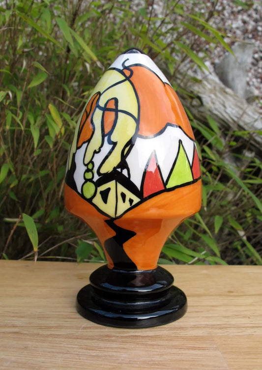 Lorna Bailey Rare PARKSIDE BULLET Sugar Sifter Shaker Sifter August 2000