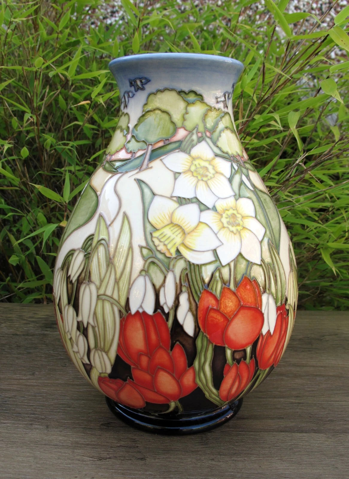 Moorcroft FOUR SEASONS SPRING 7/7 Vase No.7 Retail Price £1245 Paul Hilditch