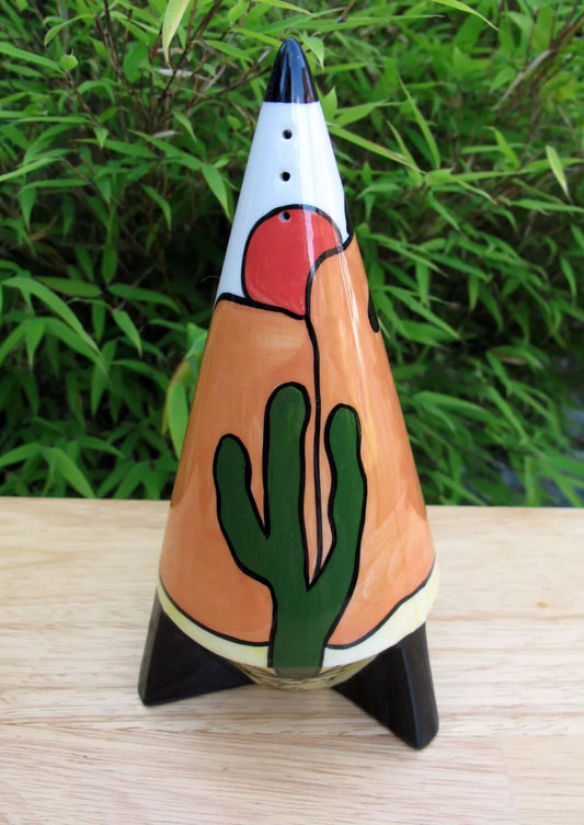 Lorna Bailey WILD WEST ROCKET Sugar Sifter Shaker March 2000