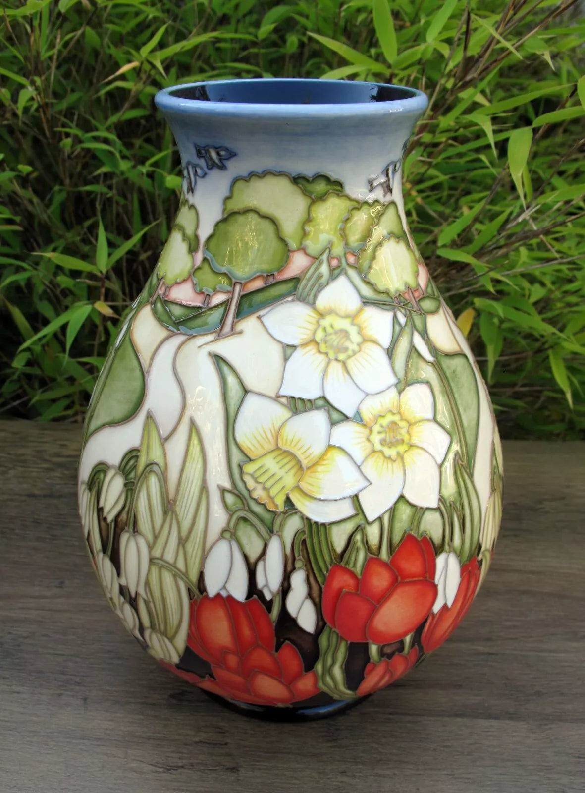 Moorcroft FOUR SEASONS SPRING 7/7 Vase No.7 Retail Price £1245 Paul Hilditch