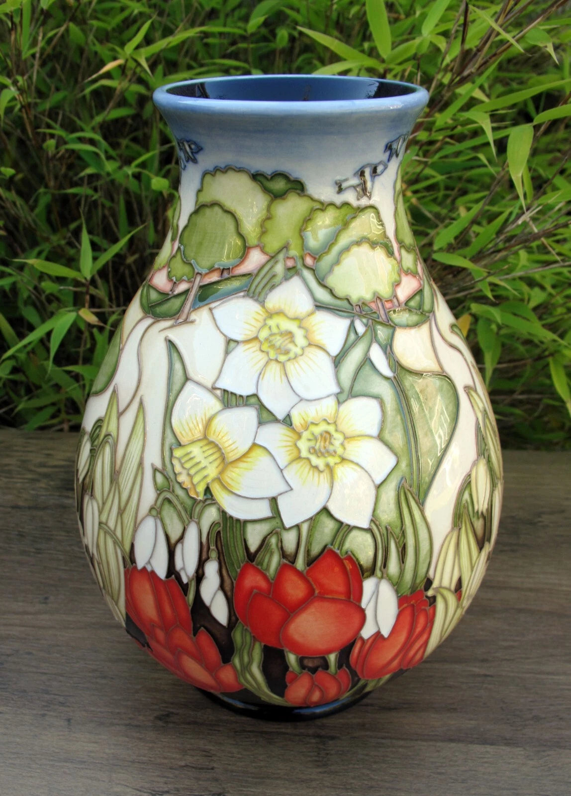 Moorcroft FOUR SEASONS SPRING 7/7 Vase No.7 Retail Price £1245 Paul Hilditch