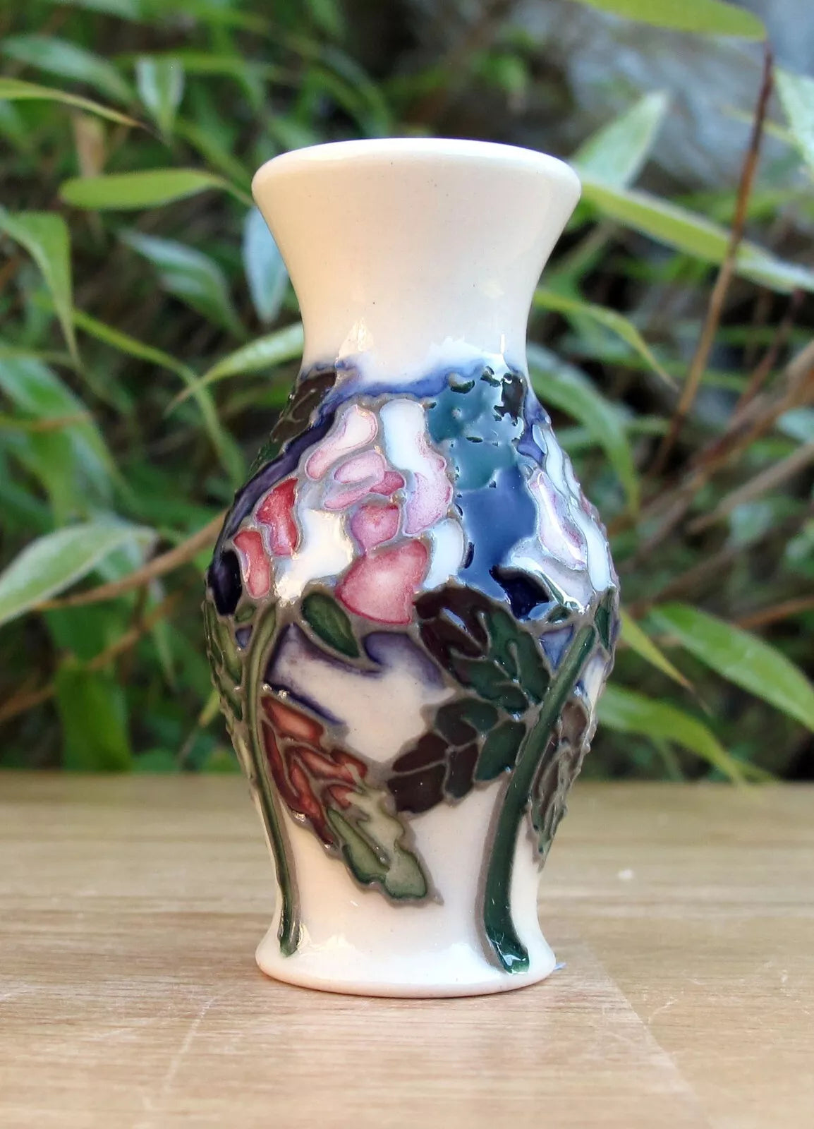 Moorcroft JUNE ROSE Miniature Vase shape 226/2 Retail Price £130 Floral Months